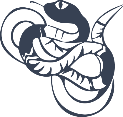 Scared Snake Sticker