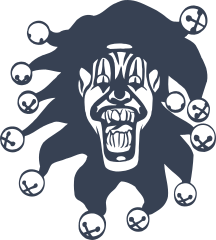 Scary Clown Joker Sticker