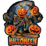 Scary Halloween Poster Sticker