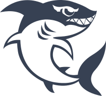 Scary Shark With Big Teeth Sticker