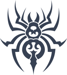 Scary Spider Sticker