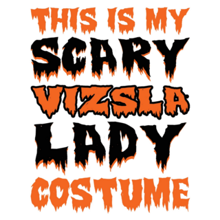 Scary Vizsla Lady Sticker