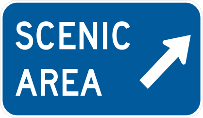 Scenic Area Here Sticker