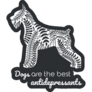Schnauzer Antidepressant Sticker