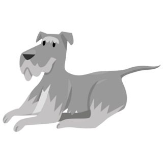 Schnauzer Breed Dog Sticker