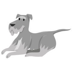 Schnauzer Breed Dog Sticker
