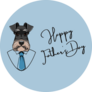 Schnauzer Fathers Day Sticker