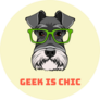 Schnauzer Geek Sticker