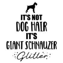 Schnauzer Glitter Sticker