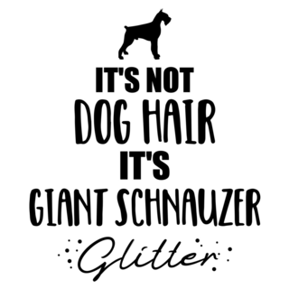 Schnauzer Glitter Sticker