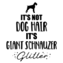 Schnauzer Glitter Sticker