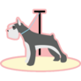 Schnauzer Grooming Sticker
