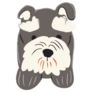 Schnauzer Illustration Sticker
