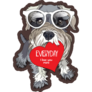 Schnauzer Valentine Card Sticker