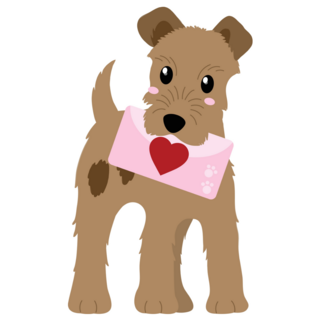 Schnauzer Valentine Sticker