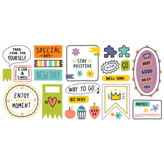 School Diary Sticker Sheet 