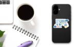 School Sexual Education Program Teacher Illustration Sticker on a Phone (New) example