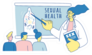 School Sexual Education Program Teacher Illustration Sticker