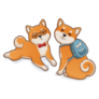 School Shiba Inu Sticker