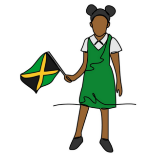 School Uniform In Jamaica Sticker