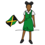 School Uniform In Jamaica Sticker