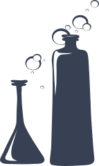 Science Beakers Sticker