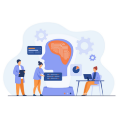 Scientists Study Robot Sticker