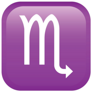 Scorpio Emoji Icon Sticker