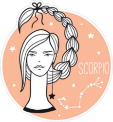 Scorpio Girl Sticker