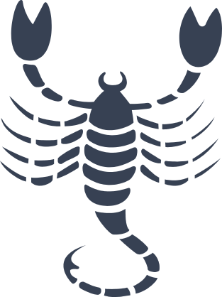 Scorpion Pieces Sticker