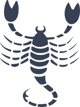 Scorpion Pieces Sticker