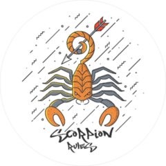 Scorpion Rules Circle Sticker