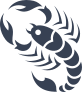 Scorpion With Dot On Forehead Sticker