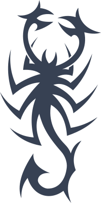 Scorpion With Sharp Claws Sticker