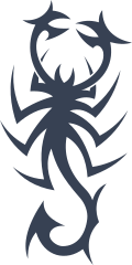Scorpion With Sharp Claws Sticker