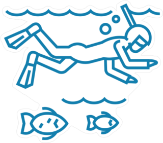 Scuba Diver Ocean Sticker