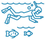 Scuba Diver Ocean Sticker