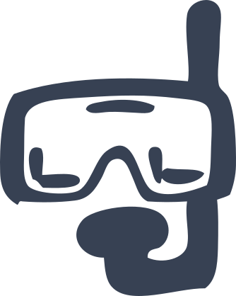 Scuba Diving Gear Sticker