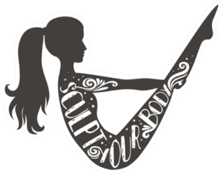 Sculpt Your Body Motivational And Inspirational Illustration Sticker