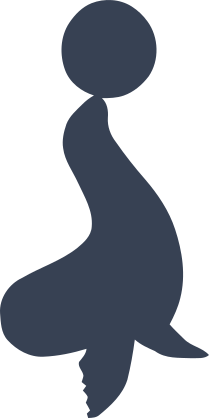 Sea Lion Seal Balancing Ball Sticker