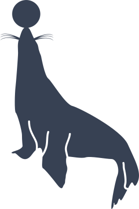 Sea Lion Seal Playing With Ball Sticker