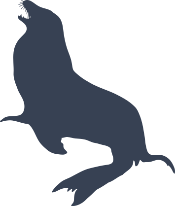 Sea Lion Seal with Whiskers Sticker