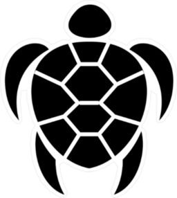 Sea Turtle Icon Sticker