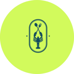 Seafood Restaurant Symbol Lobster Sticker