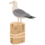 Seagull On Pole Sticker