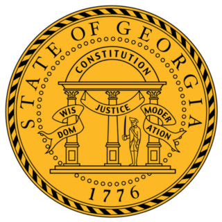 Seal Of Georgia Logo Sticker