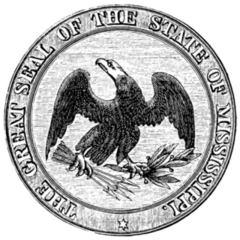 Seal Of The State Of Mississippi Sticker