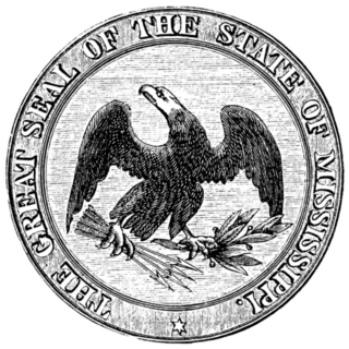 Seal Of The State Of Mississippi Sticker
