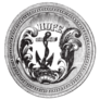 Seal Of The State Of Rhode Island Vintage Engraving Sticker