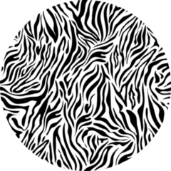 Seamless Background Zebra Print Sticker